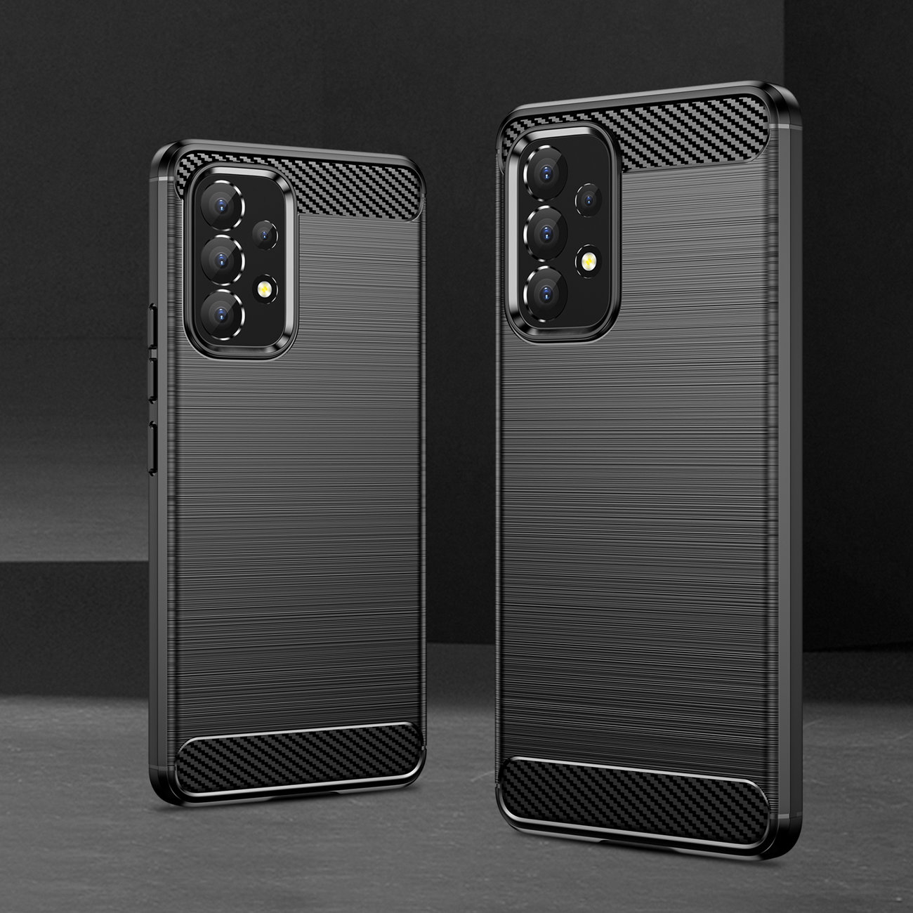 Pokrowiec Carbon Case czarny Samsung Galaxy A53 5G / 6