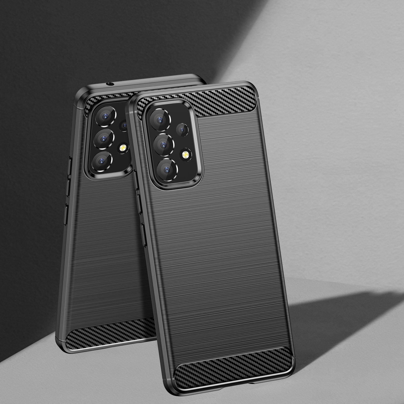Pokrowiec Carbon Case czarny Samsung Galaxy A53 5G / 7