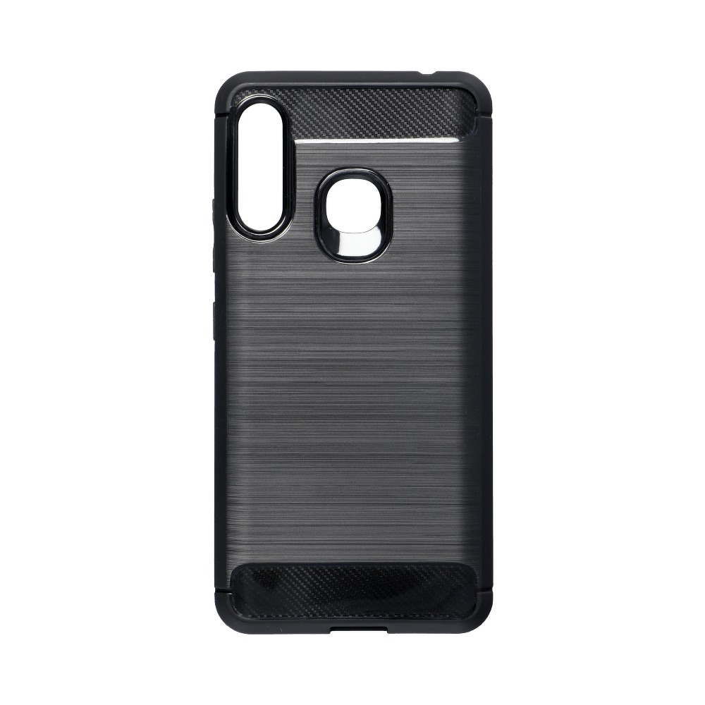 Pokrowiec Carbon Case czarny Samsung Galaxy A70e
