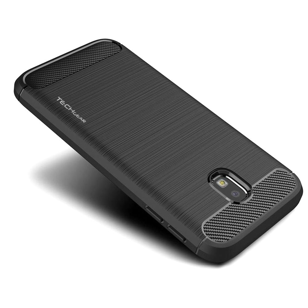 Pokrowiec Carbon Case czarny Samsung Galaxy J3 2017 / 8 Pokrowiec Carbon Case czarny Samsung Galaxy J3 2017 / 8