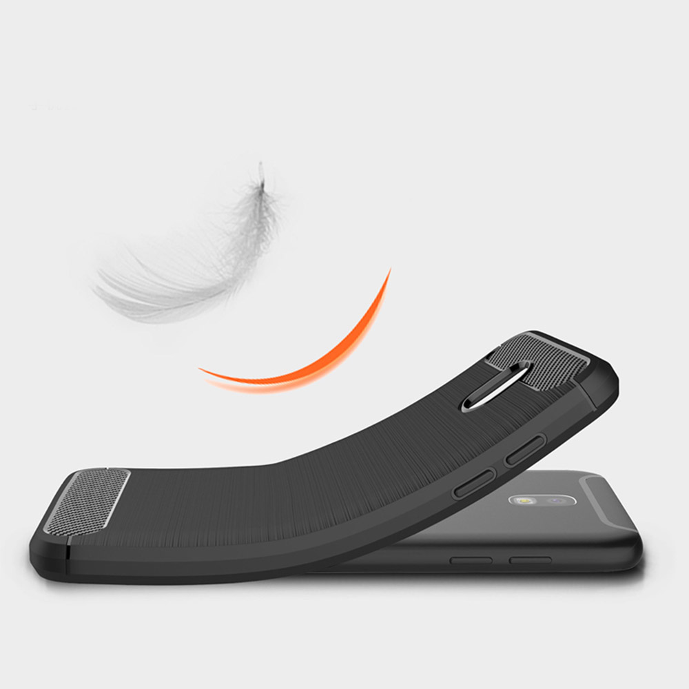 Pokrowiec Carbon Case czarny Samsung Galaxy J5 2017 / 5