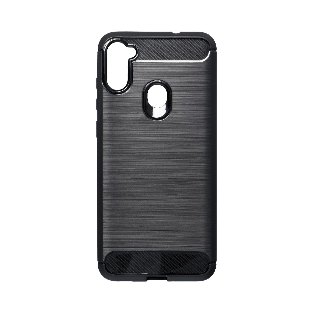 Pokrowiec Carbon Case czarny Samsung Galaxy M11