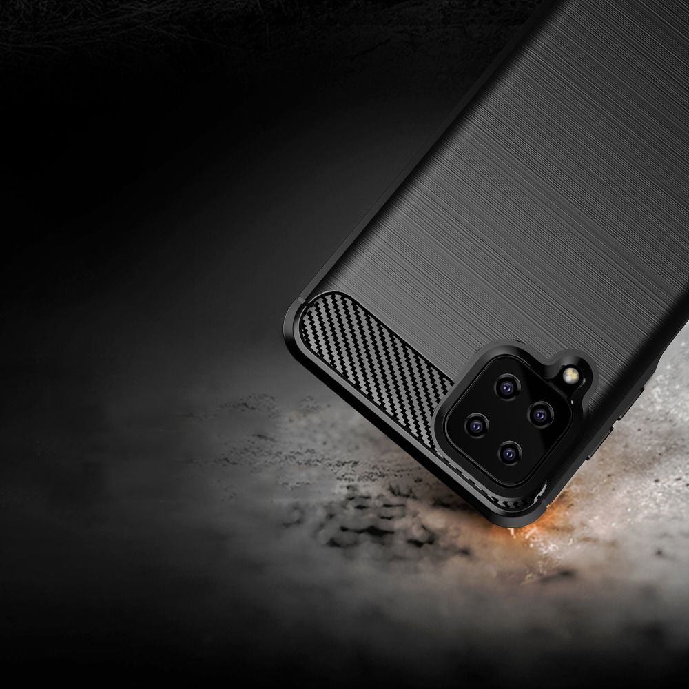 Pokrowiec Carbon Case czarny Samsung Galaxy M12 / 4 Pokrowiec Carbon Case czarny Samsung Galaxy M12 / 4