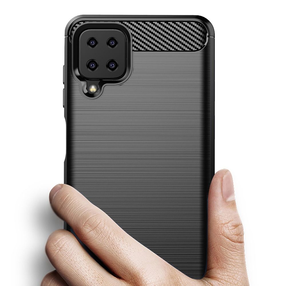 Pokrowiec Carbon Case czarny Samsung Galaxy M12 / 6 Pokrowiec Carbon Case czarny Samsung Galaxy M12 / 6