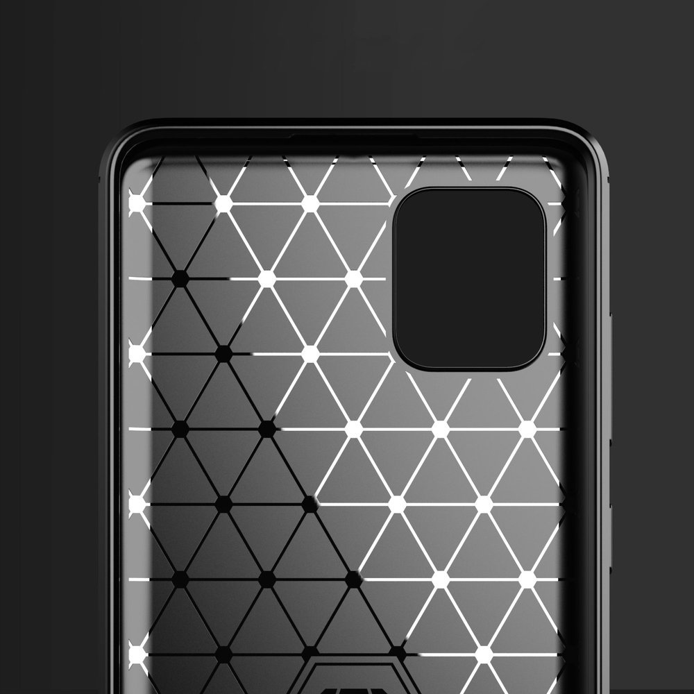 Pokrowiec Carbon Case czarny Samsung Galaxy Note 10 Lite / 9