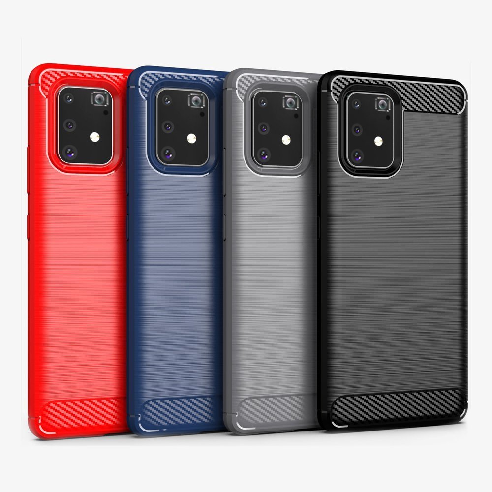 Pokrowiec Carbon Case czarny Samsung Galaxy S10 Lite / 12