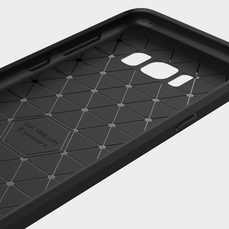 Pokrowiec Carbon Case czarny Samsung Galaxy S8 / 5