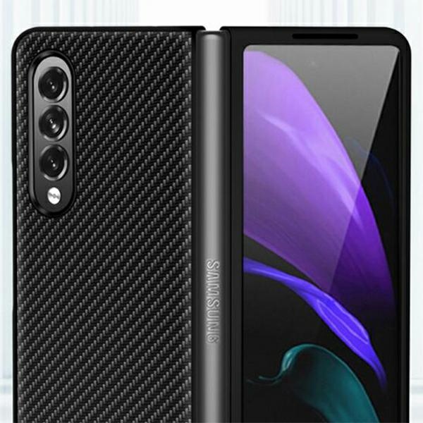 Pokrowiec Carbon Case czarny Samsung Galaxy Z Fold 4 / 2