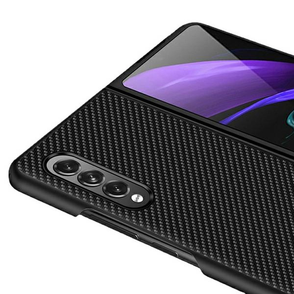 Pokrowiec Carbon Case czarny Samsung Galaxy Z Fold 4 / 3