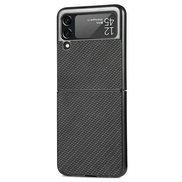 Pokrowiec Carbon Case czarny Samsung Z Flip 4 Pokrowiec Carbon Case czarny Samsung Z Flip 4