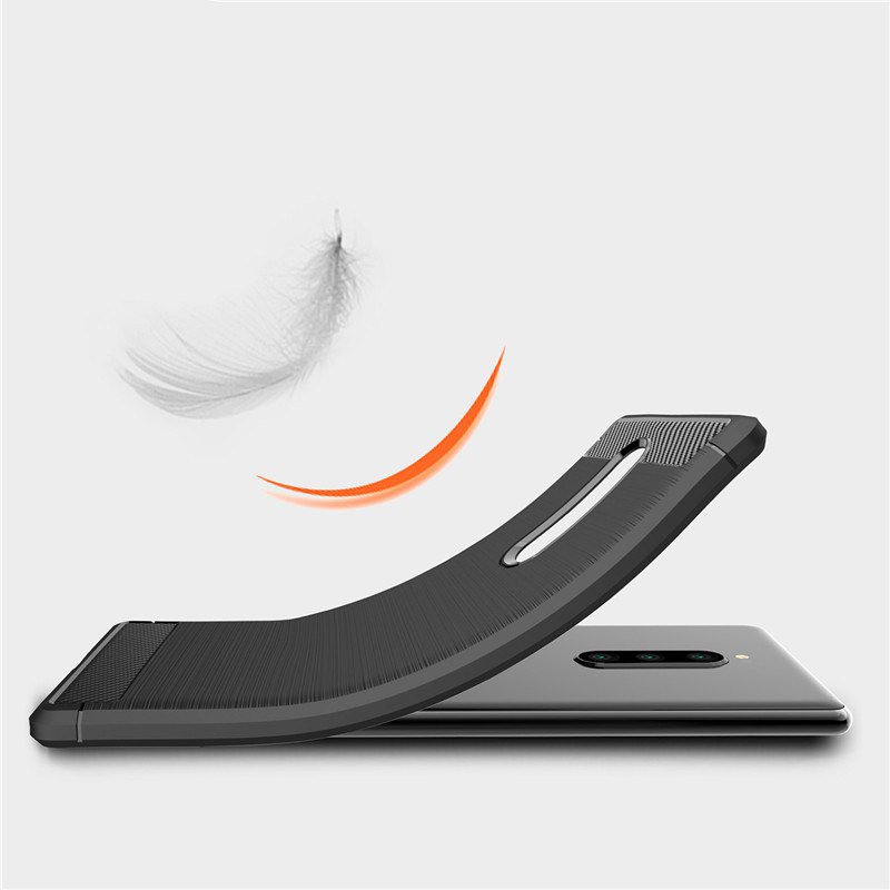 Pokrowiec Carbon Case czarny Sony Xperia 1 / 3