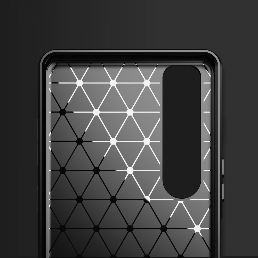 Pokrowiec Carbon Case czarny Sony Xperia 1 III / 6