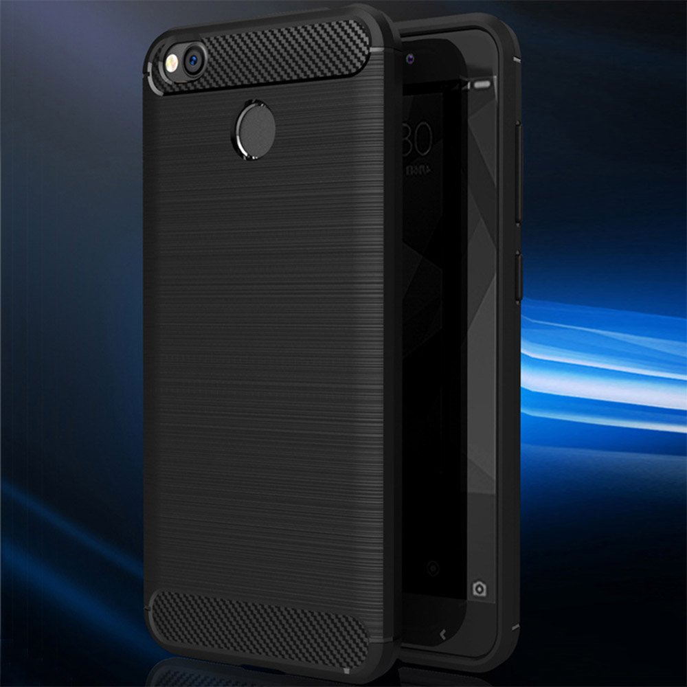 Pokrowiec Carbon Case czarny Sony Xperia XA2 Plus / 3