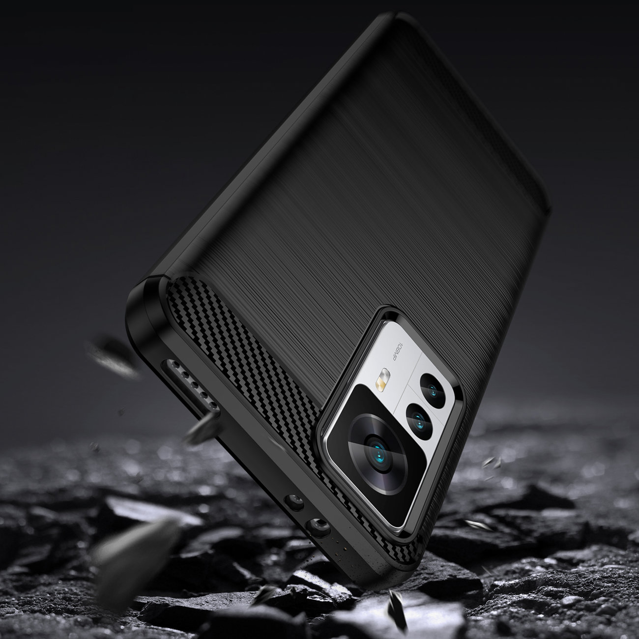 Pokrowiec Carbon Case czarny Xiaomi 12T Pro / 4