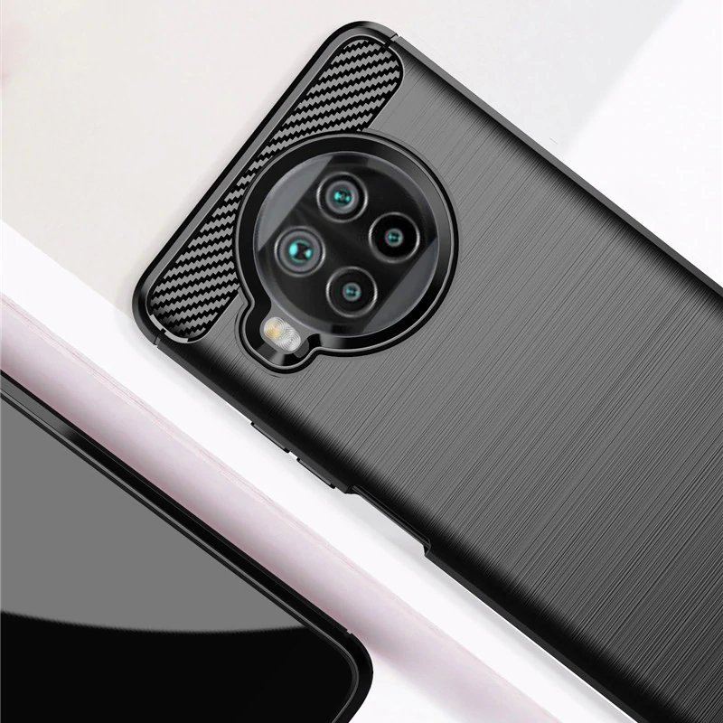 Pokrowiec Carbon Case czarny Xiaomi Mi 10T Lite / 6