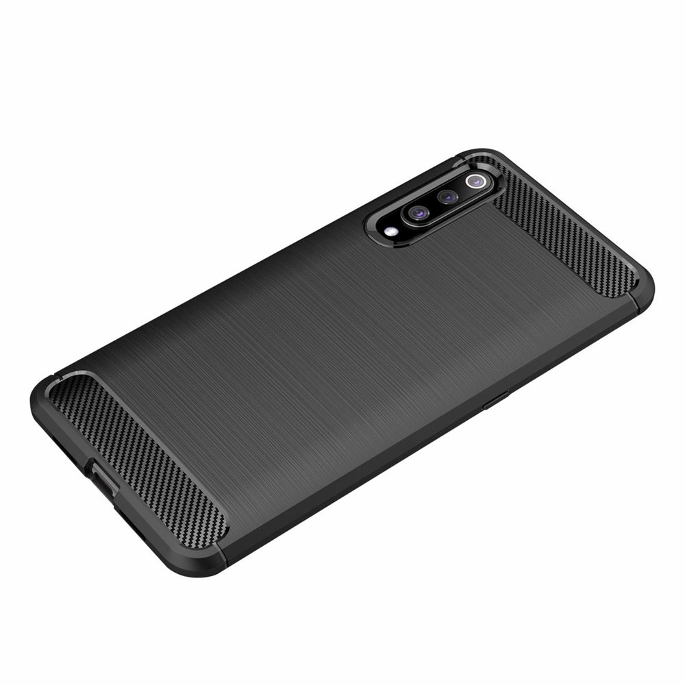 Pokrowiec Carbon Case czarny Xiaomi Mi 9 / 3