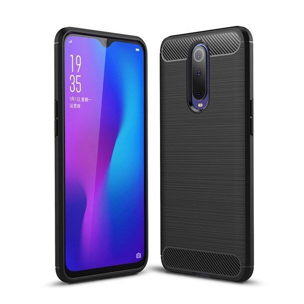 Pokrowiec Carbon Case czarny Xiaomi Mi 9T Pro