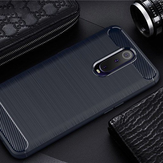 Pokrowiec Carbon Case czarny Xiaomi Mi 9T Pro / 5