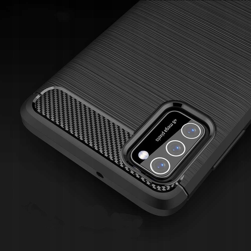 Pokrowiec Carbon Case czarny Xiaomi POCO M3 / 6