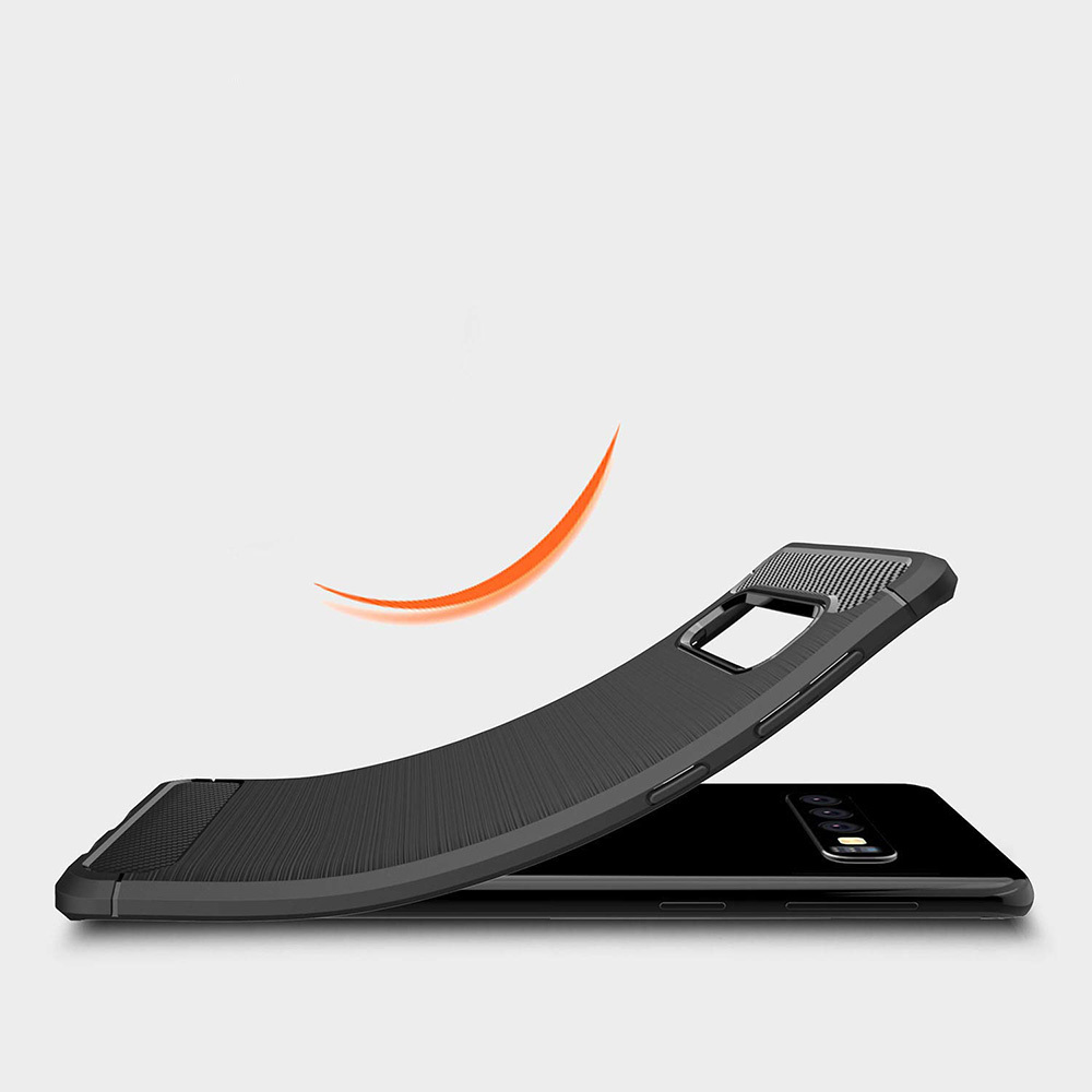 Pokrowiec Carbon Case czarny Xiaomi POCO M3 / 5