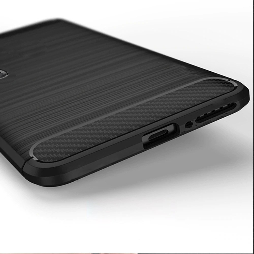 Pokrowiec Carbon Case czarny Xiaomi Mi 10 / 4
