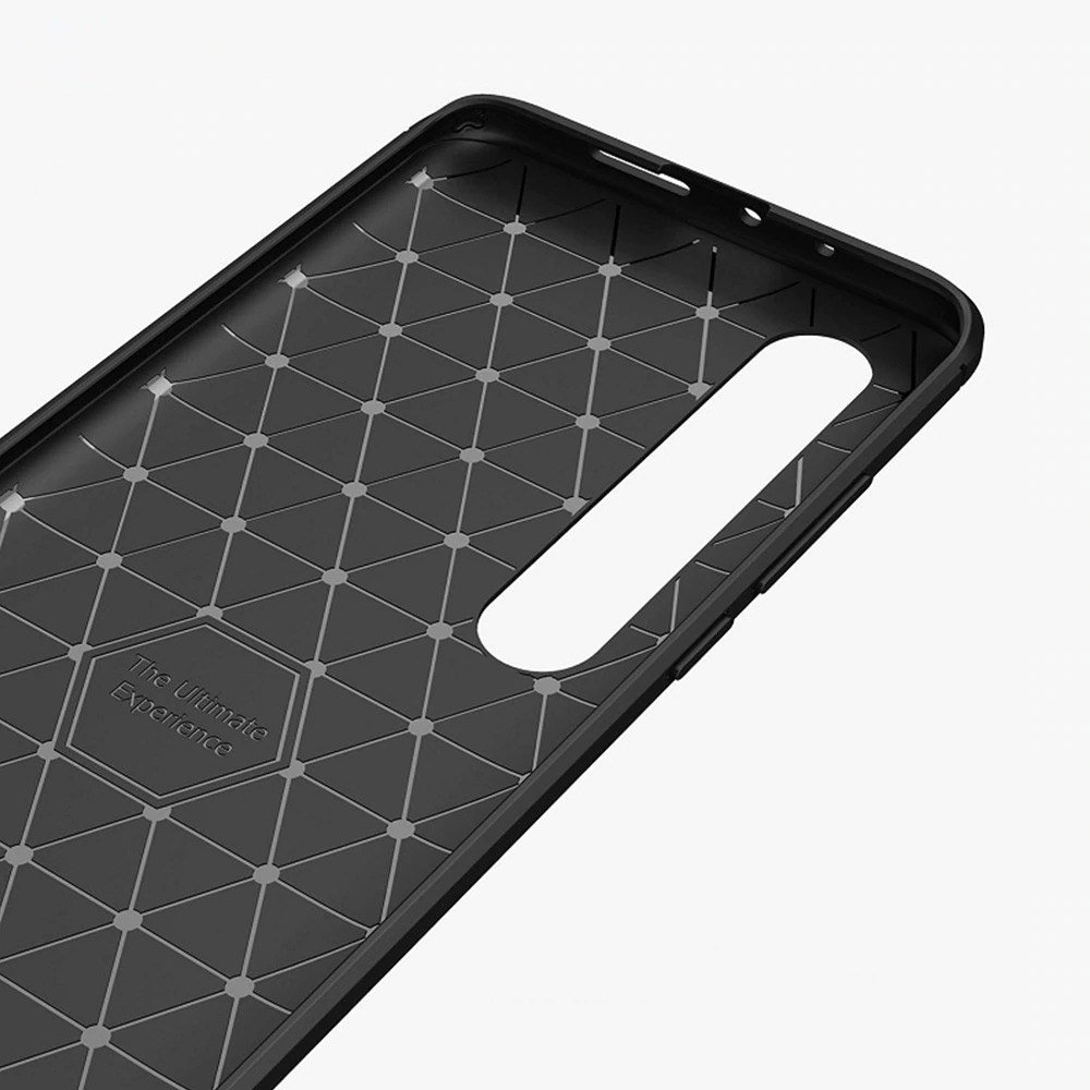 Pokrowiec Carbon Case czarny Xiaomi Mi 10 / 8