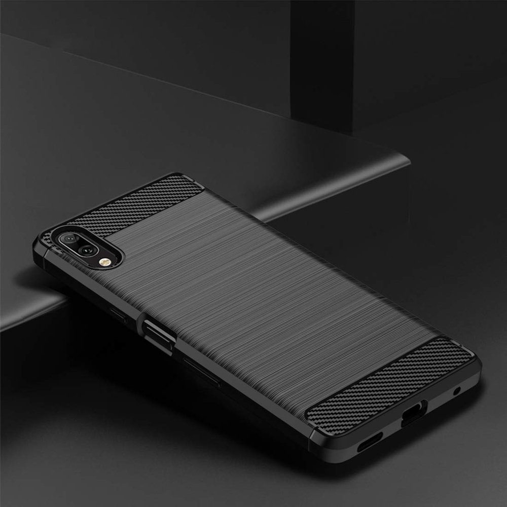 Pokrowiec Carbon Case czarny Xiaomi Redmi 7A / 5