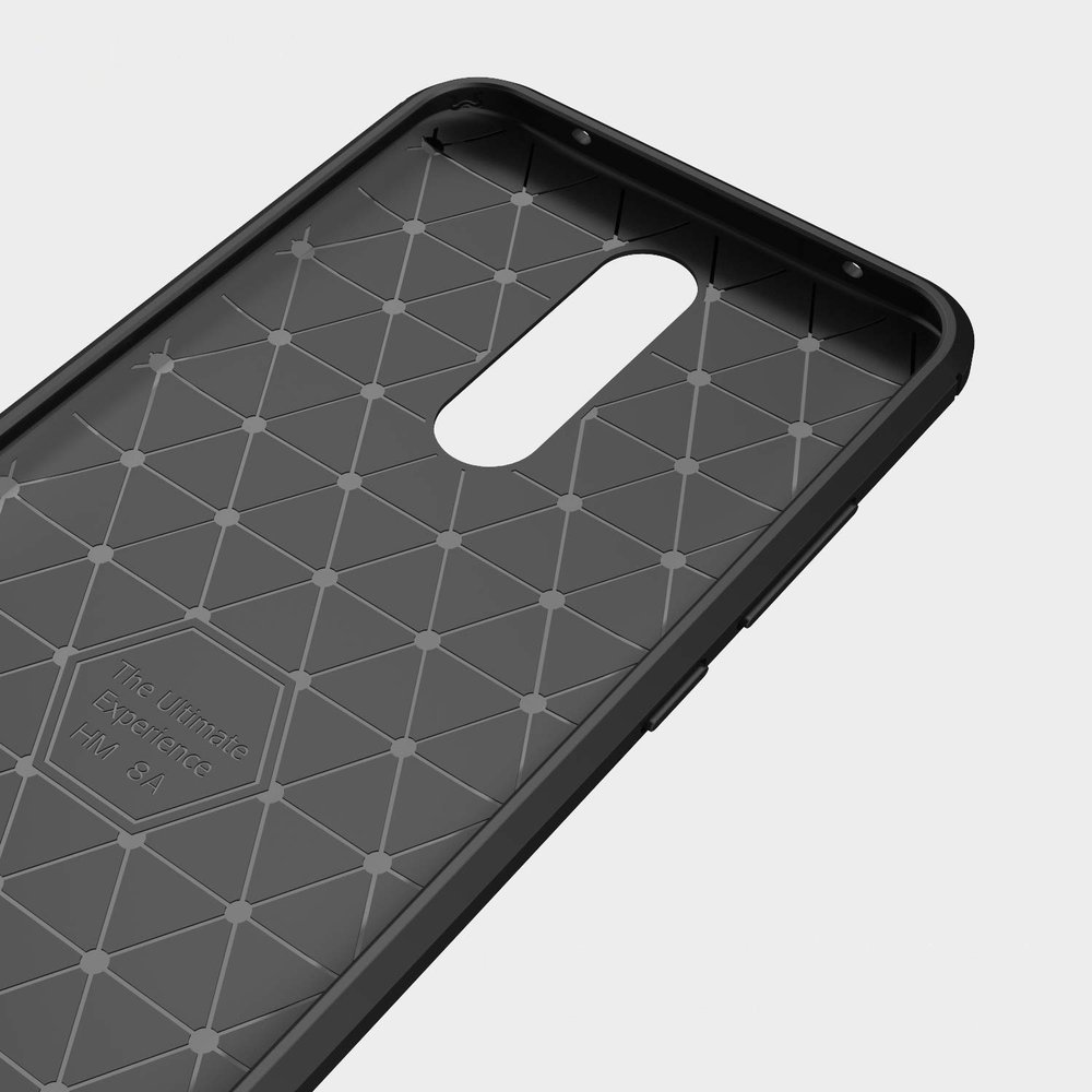 Pokrowiec Carbon Case czarny Xiaomi Redmi 8A / 4