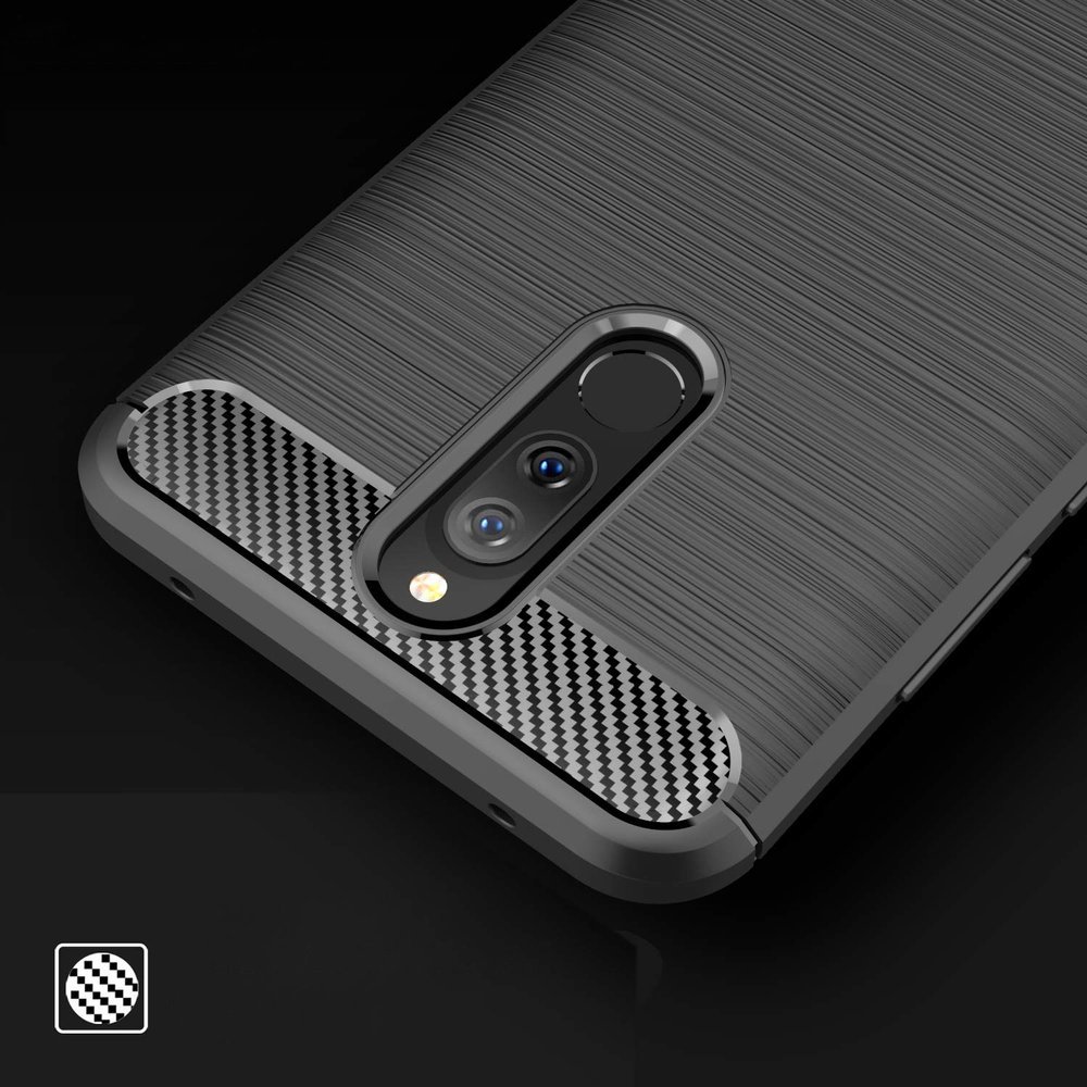 Pokrowiec Carbon Case czarny Xiaomi Redmi 8A / 8