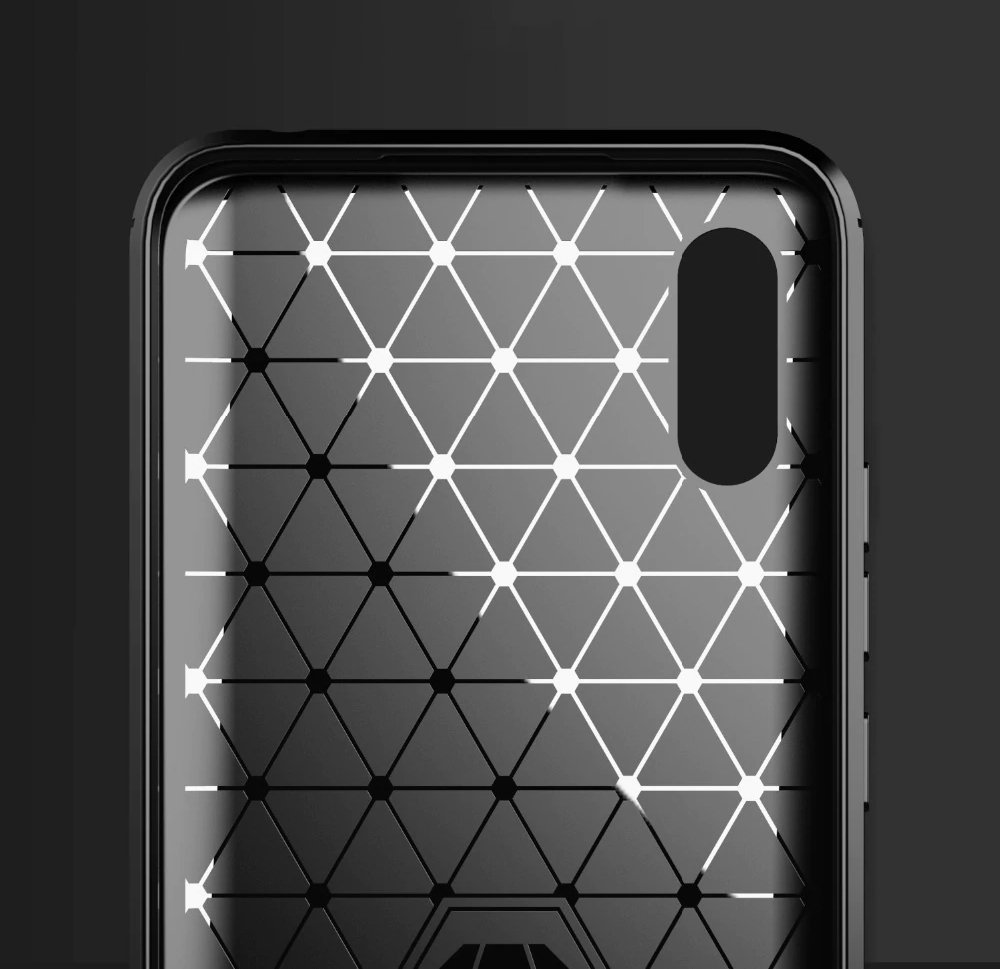 Pokrowiec Carbon Case czarny Xiaomi Redmi 9A / 2
