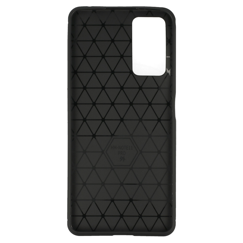 Pokrowiec Carbon Case czarny Xiaomi Redmi Note 11 Pro / 3