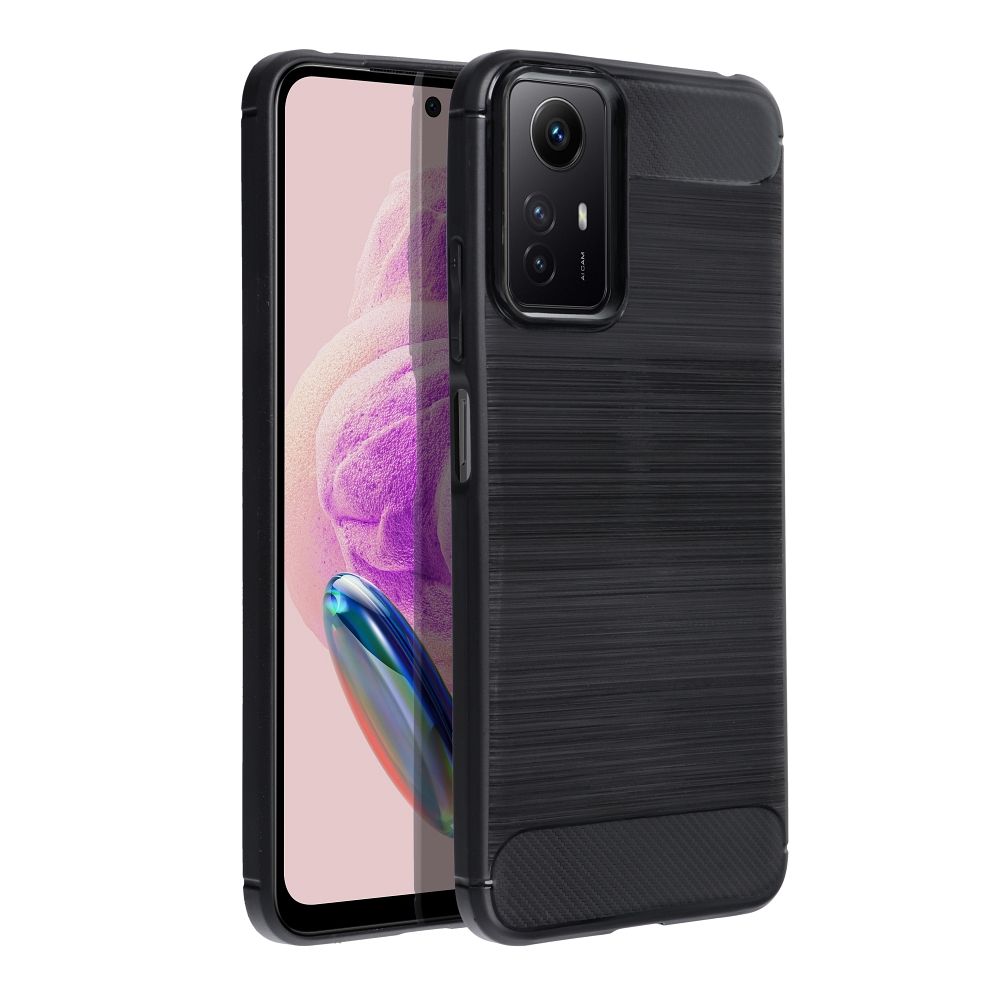 Pokrowiec Carbon Case czarny Xiaomi Redmi Note 12S