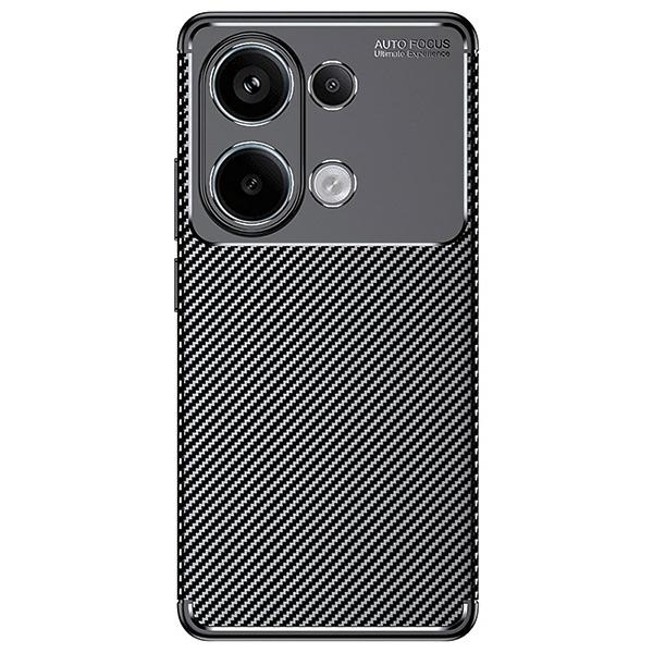 Pokrowiec Carbon Case czarny Xiaomi Redmi Note 13 Pro 4G