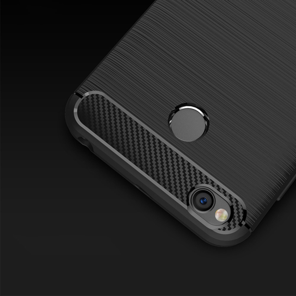 Pokrowiec Carbon Case czarny Xiaomi Redmi Note 5 / 2