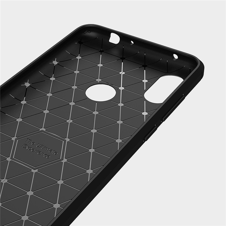 Pokrowiec Carbon Case czarny Xiaomi Redmi Note 6 Pro / 2