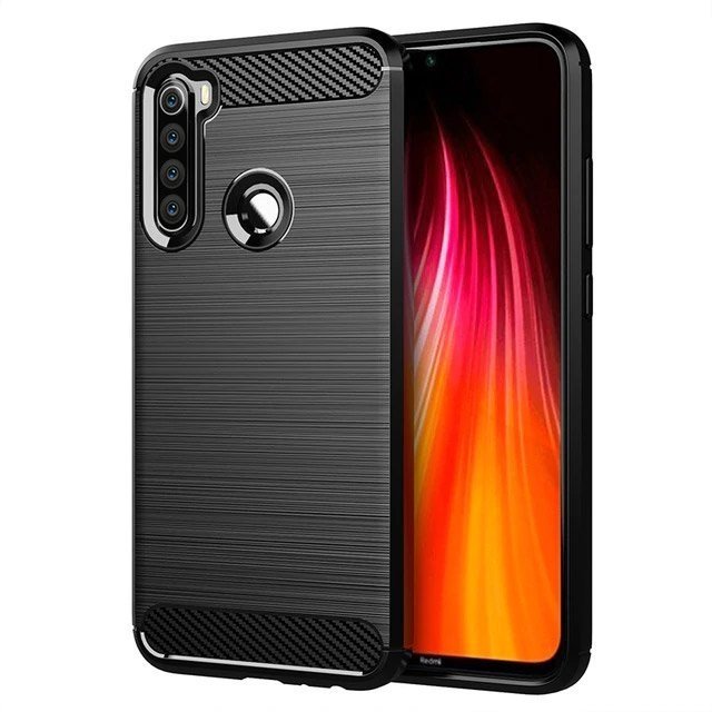 Pokrowiec Carbon Case czarny Xiaomi Redmi Note 8T