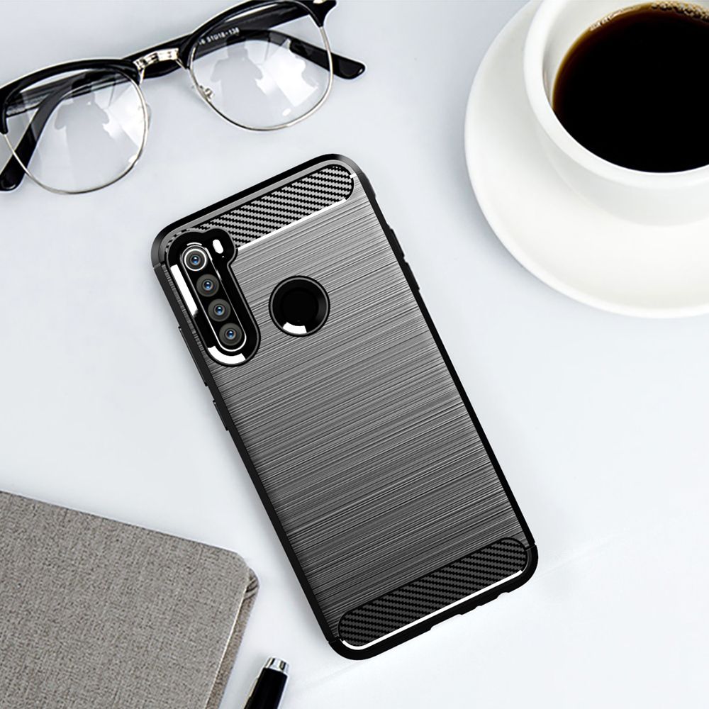 Pokrowiec Carbon Case czarny Xiaomi Redmi Note 8T / 7 Pokrowiec Carbon Case czarny Xiaomi Redmi Note 8T / 7