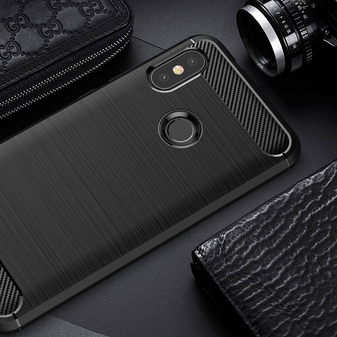 Pokrowiec Carbon Case czerwony Xiaomi Mi 6X / 11
