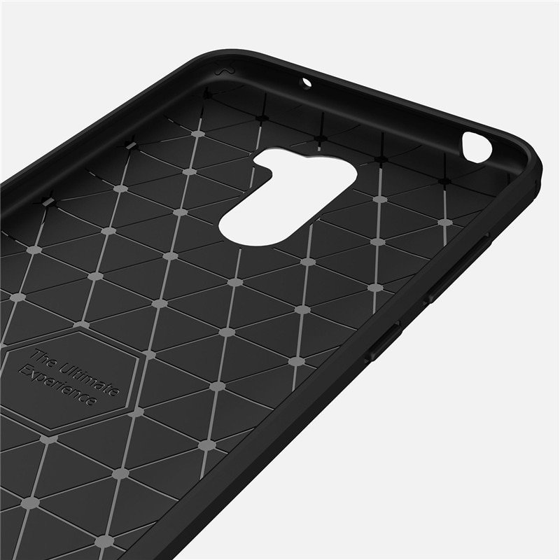 Pokrowiec Carbon Case czerwony Xiaomi Pocophone F1 / 3