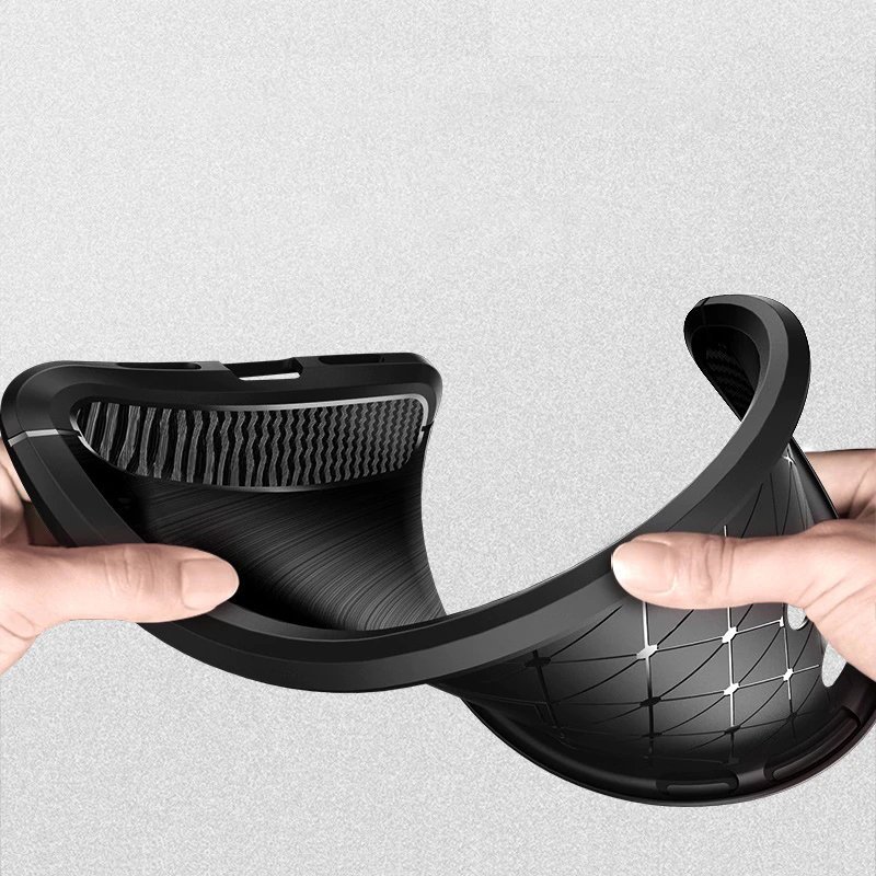 Pokrowiec Carbon Case niebieski Apple iPhone 12 Pro / 9 Pokrowiec Carbon Case niebieski Apple iPhone 12 Pro / 9