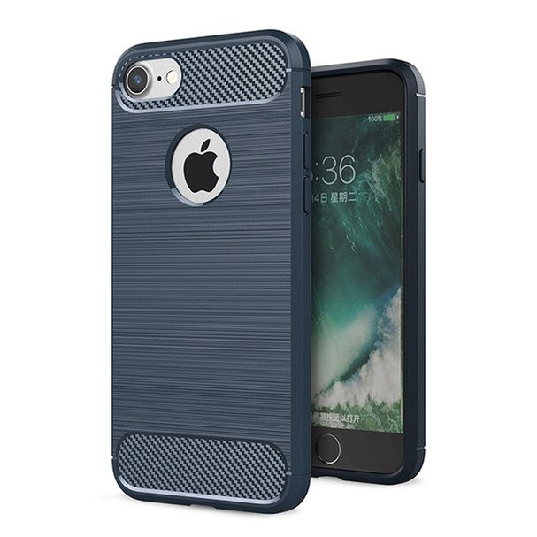 Pokrowiec Carbon Case niebieski Apple iPhone 6