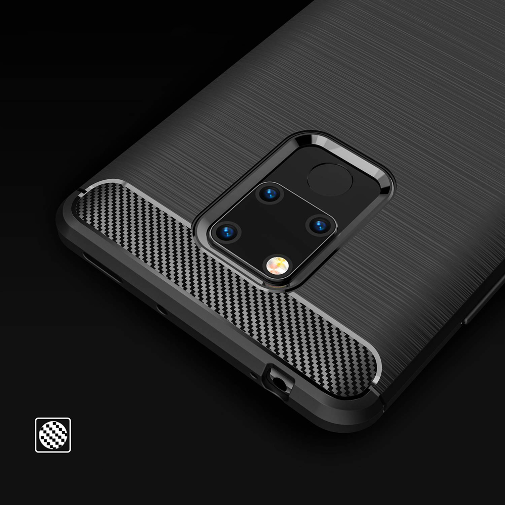 Pokrowiec Carbon Case niebieski Huawei Mate 20 / 6 Pokrowiec Carbon Case niebieski Huawei Mate 20 / 6