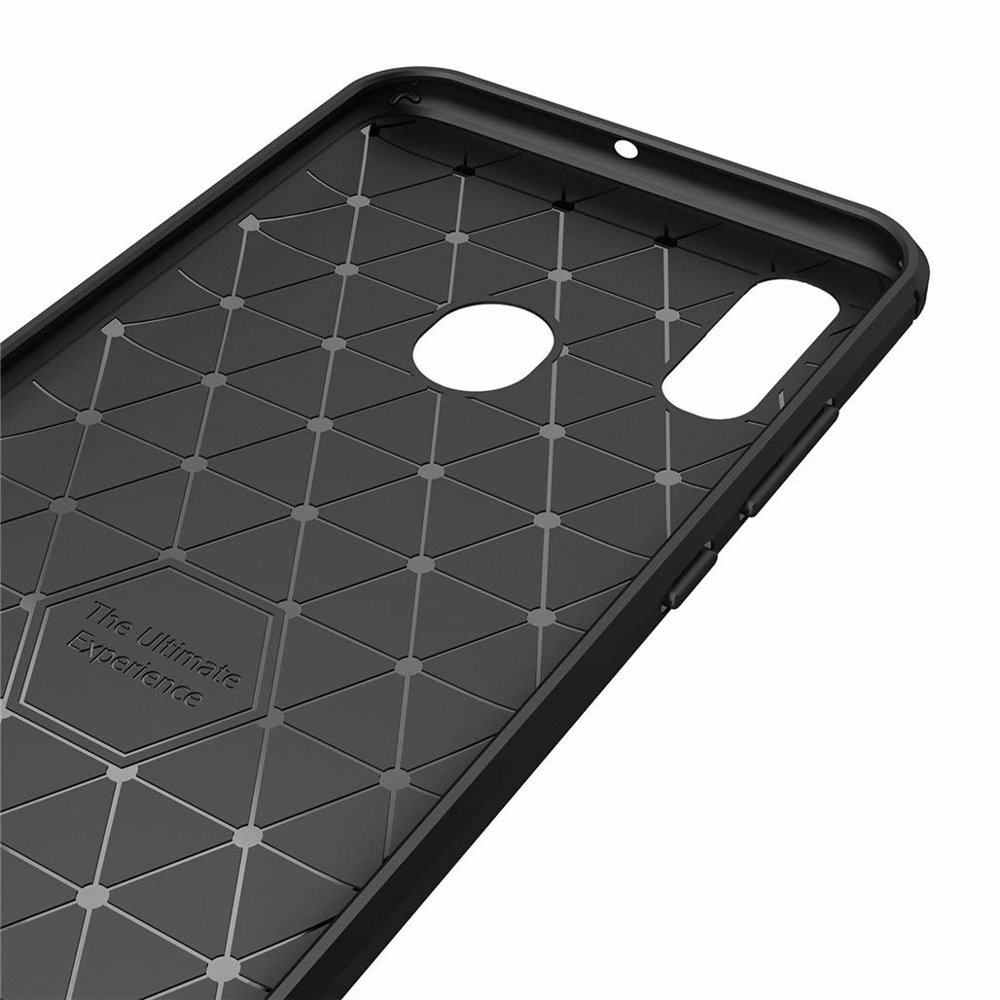 Pokrowiec Carbon Case niebieski Huawei P Smart 2019 / 6