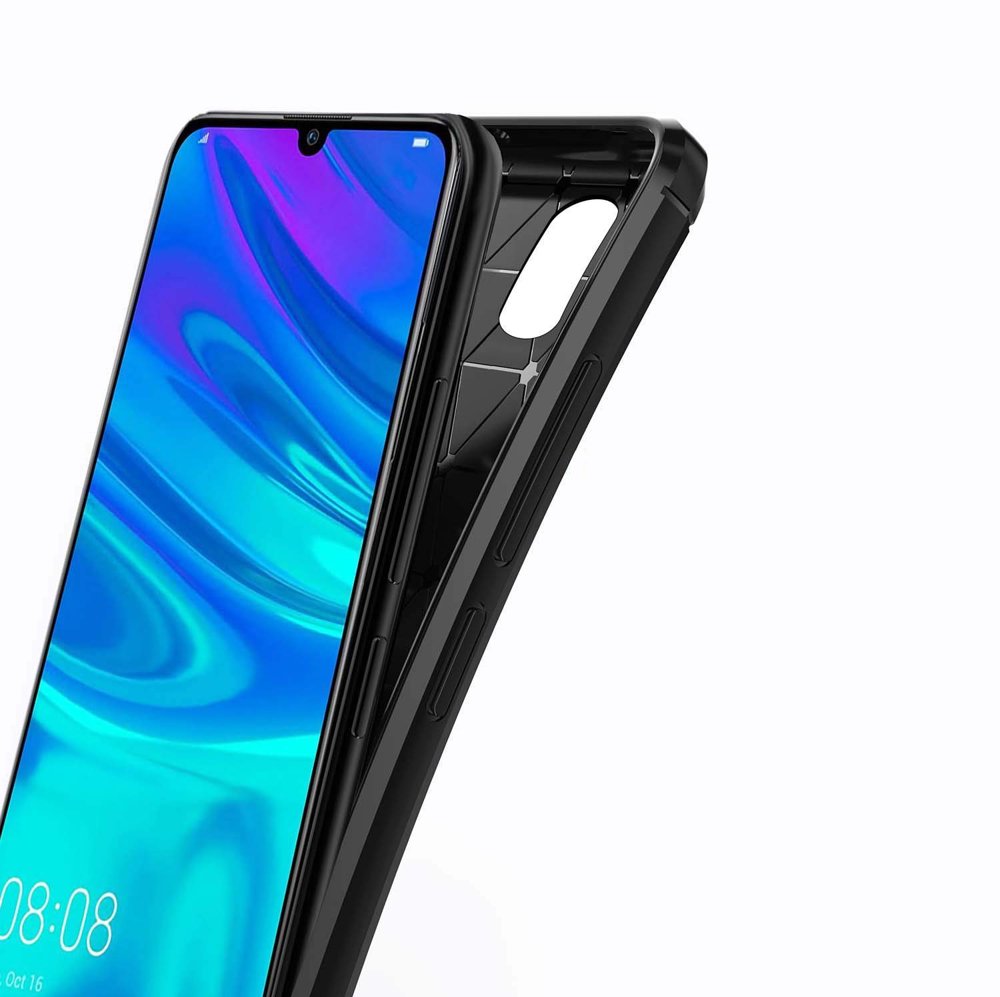 Pokrowiec Carbon Case niebieski Huawei P Smart 2019 / 7