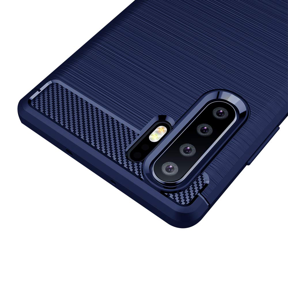 Pokrowiec Carbon Case niebieski Huawei P30 Pro / 4