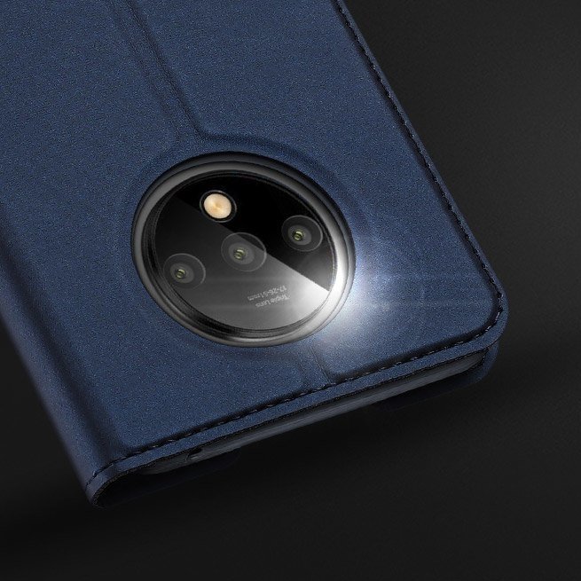 Pokrowiec Carbon Case niebieski Motorola Moto G8 Plus / 11