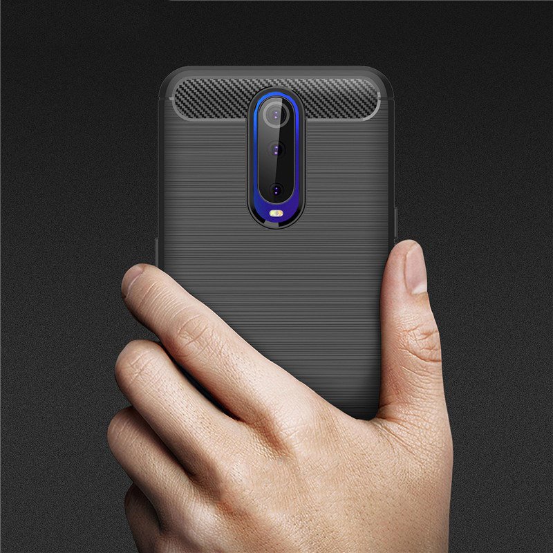 Pokrowiec Carbon Case niebieski Oppo RX17 Pro / 3