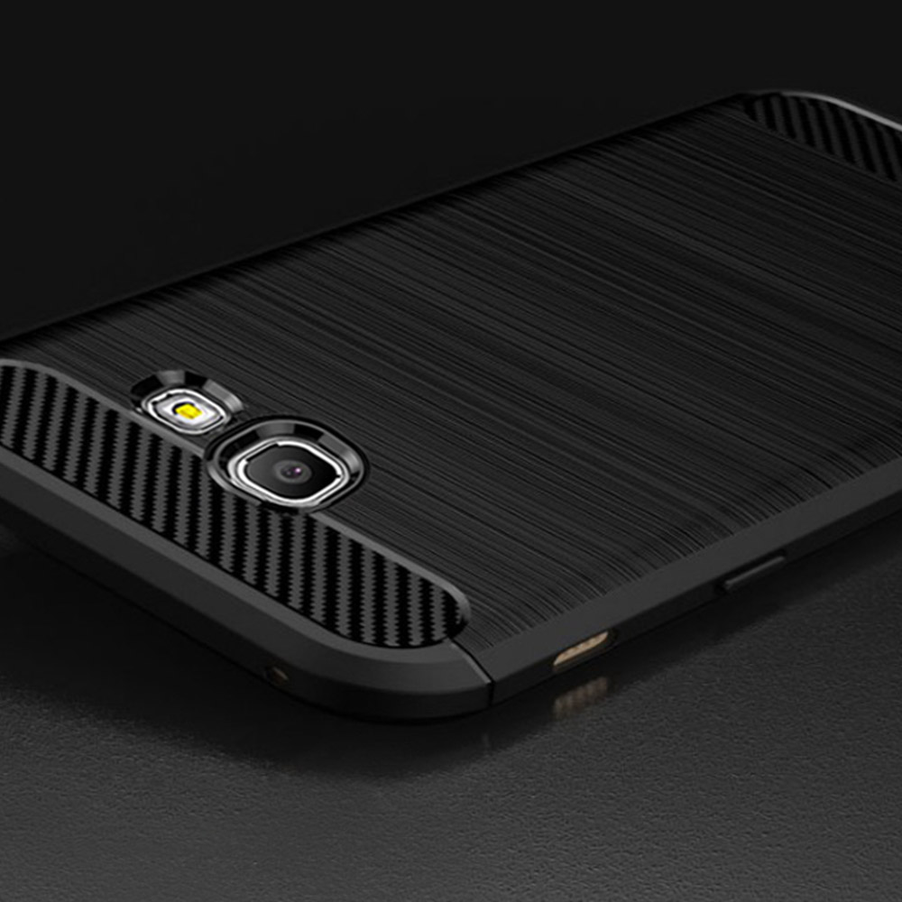 Pokrowiec Carbon Case niebieski Samsung Galaxy A3 2017 / 7
