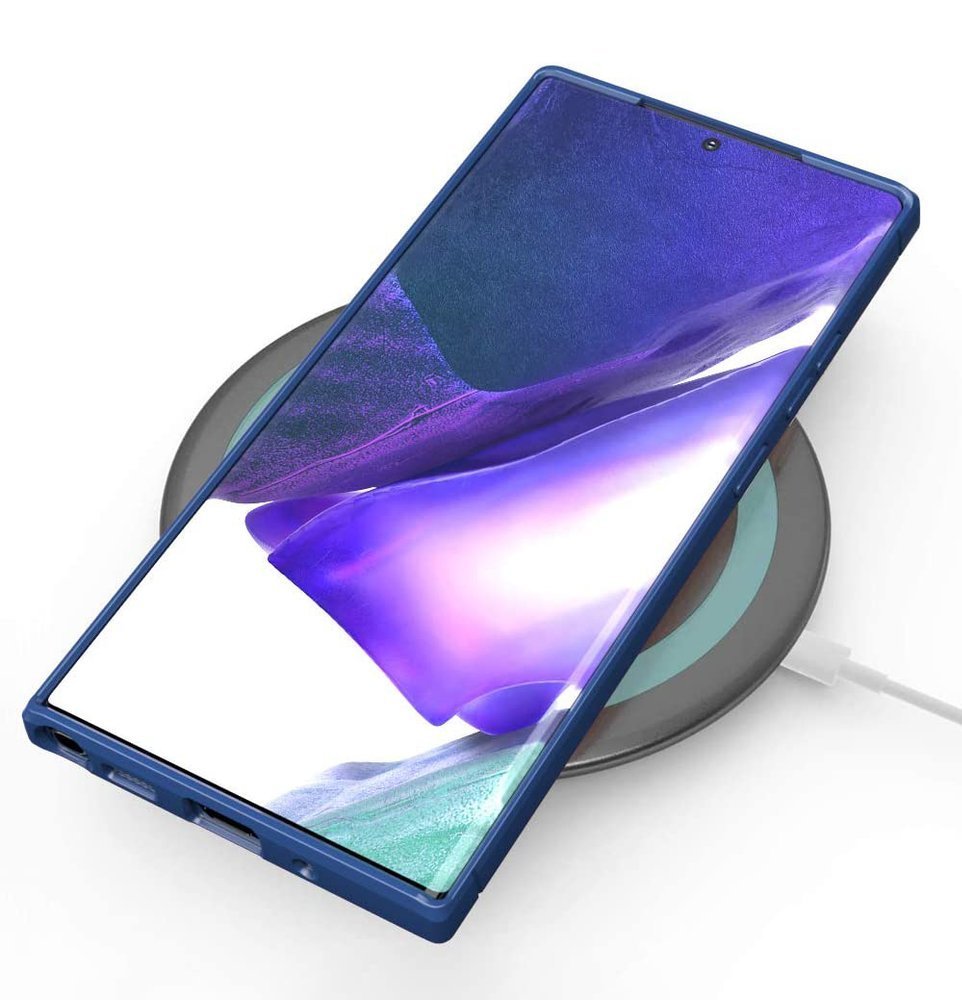 Pokrowiec Carbon Case niebieski Samsung Galaxy Note 20 Ultra / 3