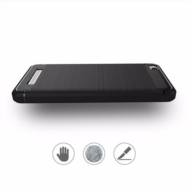 Pokrowiec Carbon Case niebieski Xiaomi Redmi 4A / 6